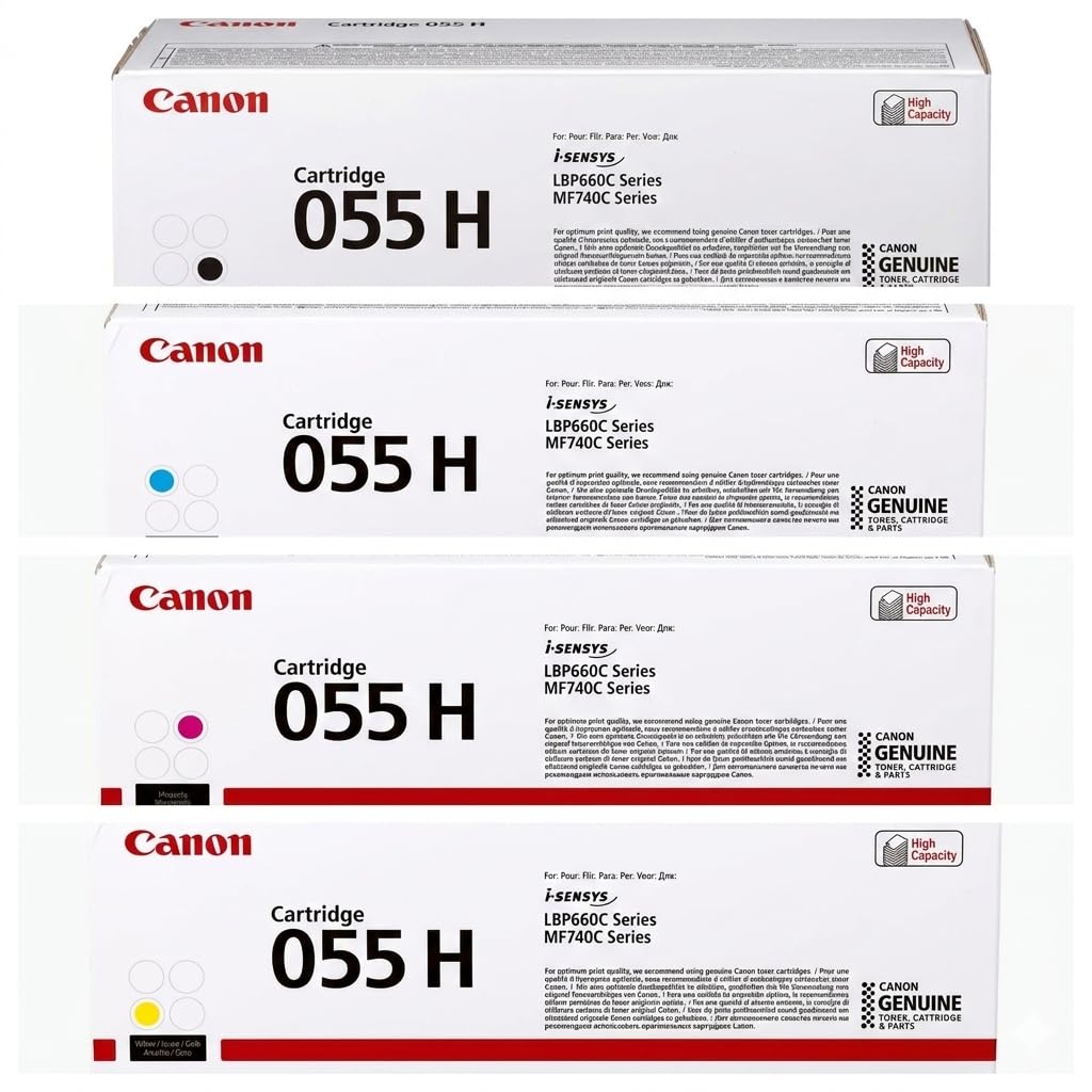 Amazon.co.jp: 【純正品】CANON トナーカートリッジ055H 4色セット